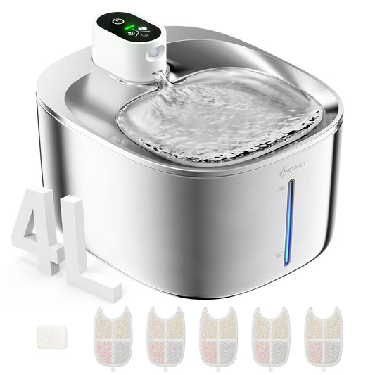 Wireless Stainless Steel Fountain